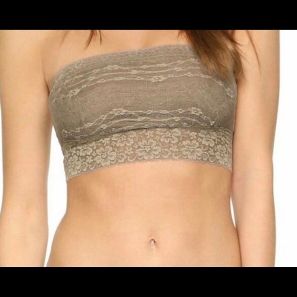 Free People lace taupe bandeau